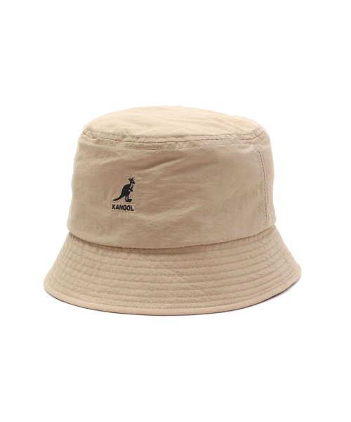 KANGOL(KANGOL)/カンゴール 帽子 KANGOL SMU Nylon Bucket Hat バケットハット バケハ ナイロン ロゴ アウトドア フェス 旅行 105－169501/ベージュ
