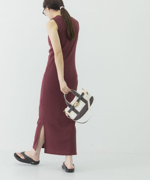 セール 別注 Healthknit Urban Research アメリカンスリーブパッド付ワンピース アーバンリサーチ Urban Research Magaseek