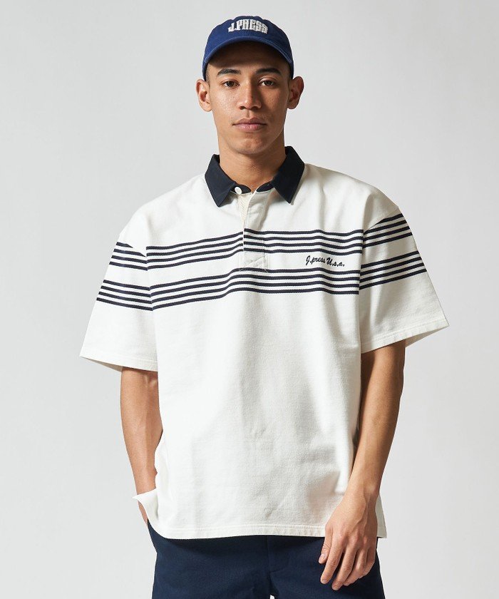 JPRESS USA】ラガーシャツ(504793551)｜HANKYU MEN