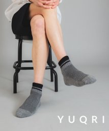 YUQRI/【YUQRI / ユクリ】comfy half pile rib line 「 抗菌防臭・消臭・制菌」リブ ソックス 靴下 日本製/504586217