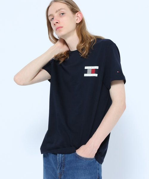 TOMMY HILFIGER(トミーヒルフィガー)/WCC CHEST CORP TEE/ネイビー 