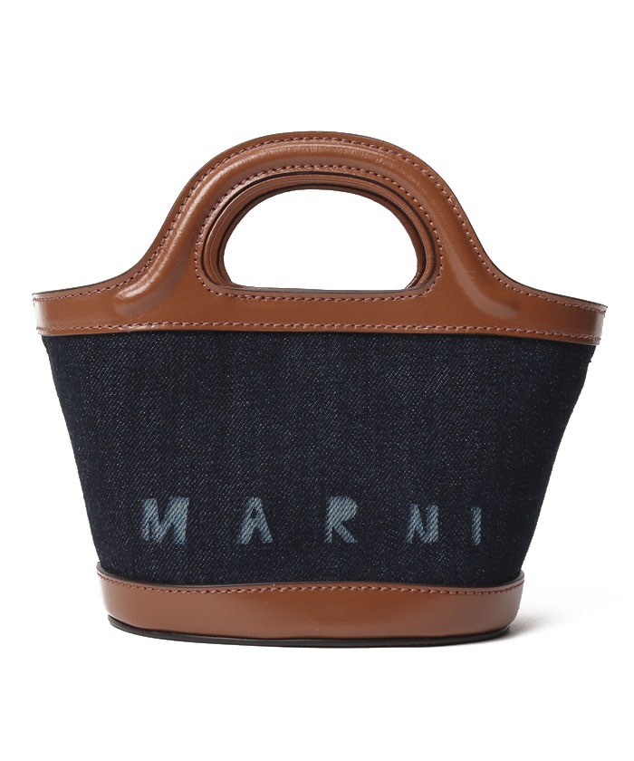 マルニ MARNI トロピカリア スモールバッグ ハンドバッグ BMMP0097Q0 COBALT/LACQUER/POMPEII ゴールド金具 未使用品