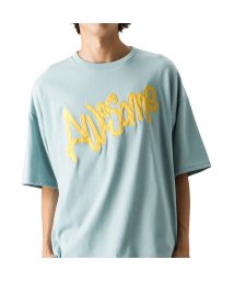 MAC HOUSE(men)(マックハウス（メンズ）)/アップリケTシャツ N22－168A21G/サックス