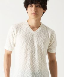 MK homme(エムケーオム)/ドライVネックTシャツ/ホワイト