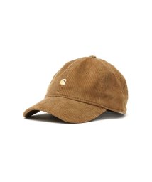 Carhartt WIP(カーハートダブルアイピー)/カーハート キャップ Carhartt WIP HARLEM CAP 帽子 コットン コーデュロイ ベースボールキャップ ロゴ サイズ調整 I028955/ブラウン