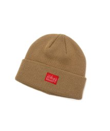 Manhattan Portage(マンハッタンポーテージ)/【日本正規品】マンハッタンポーテージ 帽子 Manhattan Portage KNIT CAP ニットキャップ ニット 軽量 ブランド コットン MP136/ベージュ