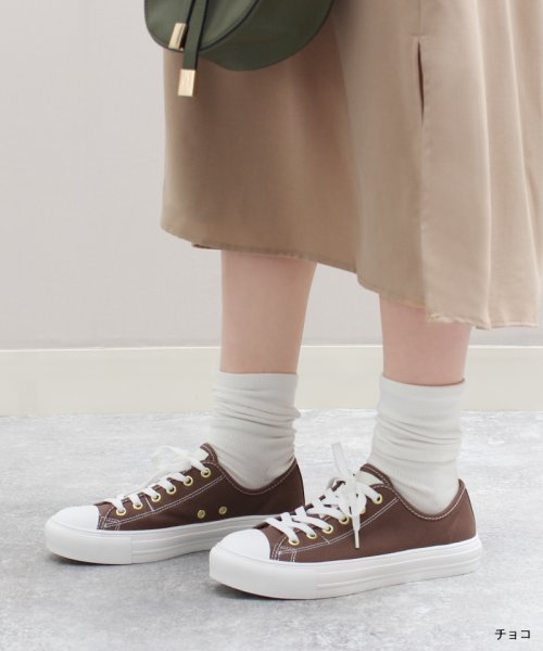 シンプルキャンバス外羽根スニーカー アースミュージック エコロジー 靴 レディース スニーカー スリッポン キャンバス ローカット Earth Music Ec アースミュージックアンドエコロジーブルーレーベル Earth Music Ecology Bluelabel Magaseek