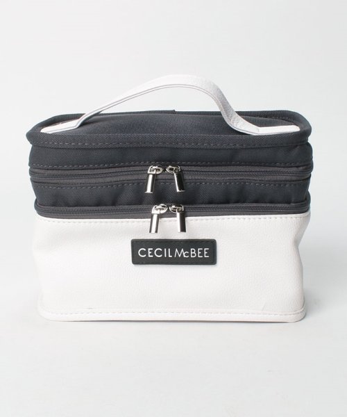 CECIL McBEE(セシルマクビー（バッグ）)/【CECIL McBEE】STYLISH POUCH SERIES バニティーポーチ/GR/WH