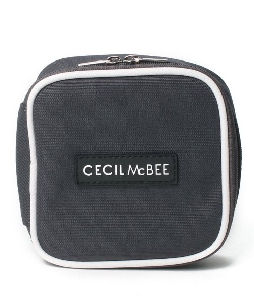 CECIL McBEE(セシルマクビー（バッグ）)/【CECIL McBEE】STYLISH POUCH SERIES スクエアポーチＳ/GR/WH