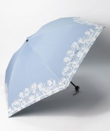 Ana Sui(アナスイ)/アナスイ晴雨兼用　折り畳みミニ傘（線描きタッチローズ柄）/ブルー