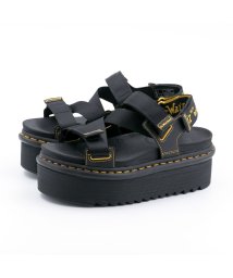 DR.MARTENS/レディース ドクターマーチン Dr.Martens サンダル ブラック QUAD ZEBRILUS WEBBING シャークソール HI－KIMBER/504796280