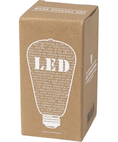 BRID(ブリッド)/VINTAGE LED BULB CLEAR_E26/ホワイト