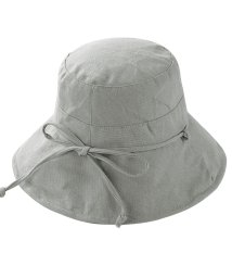 TeddyShop(テディショップ)/サファリハット レディース ひも付き UVカット 帽子/グレー