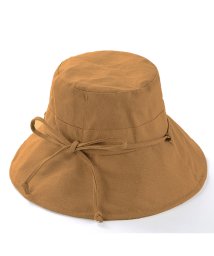 TeddyShop(テディショップ)/サファリハット レディース ひも付き UVカット 帽子/キャメル