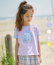 KUMIKYOKU KIDS(組曲KIDS)/【110－140cm】海玉 Tシャツ/マーメイドピンク系