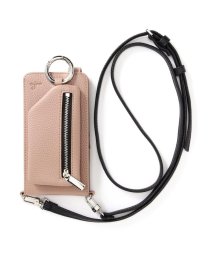 RoyalFlash(ロイヤルフラッシュ)/ajew/エジュー/ cadenas vertical zip iPhone case shoulder/ピンク