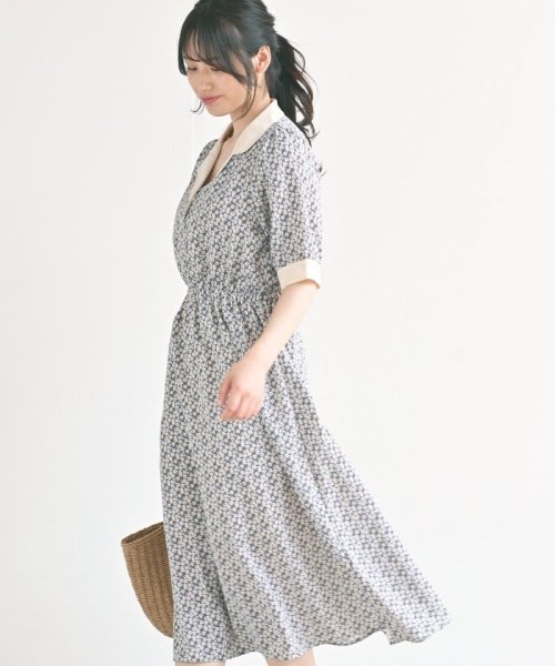 配色開襟ワンピース アールピーエス Rps Magaseek