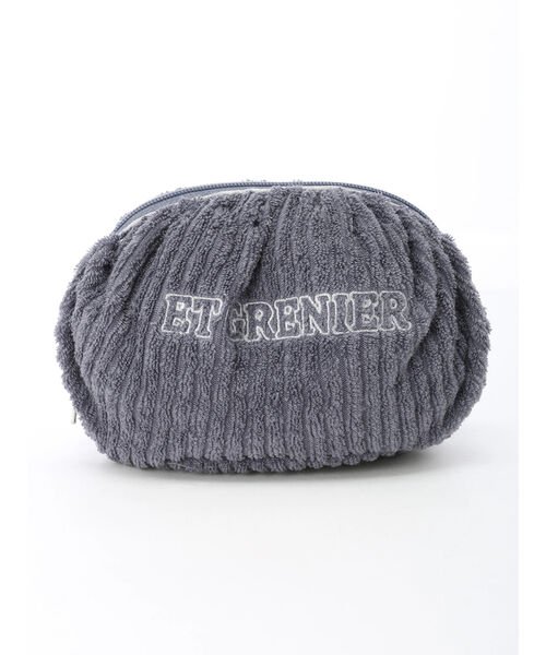 セール 針抜きパイル刺繍ラウンドポーチ エ グルニエ バイ サマンサ モスモス Et Grenier By Samansa Mos2 Magaseek