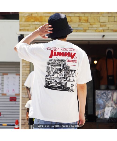 セール Tシャツ メンズ 半袖 Tシャツ レディース 半袖tシャツ 綿100 ジムニー Tシャツ Jimny コラボtシャツ トップス 半袖 カットソー クルーネック ワンフォークロージング 1111clothing Magaseek