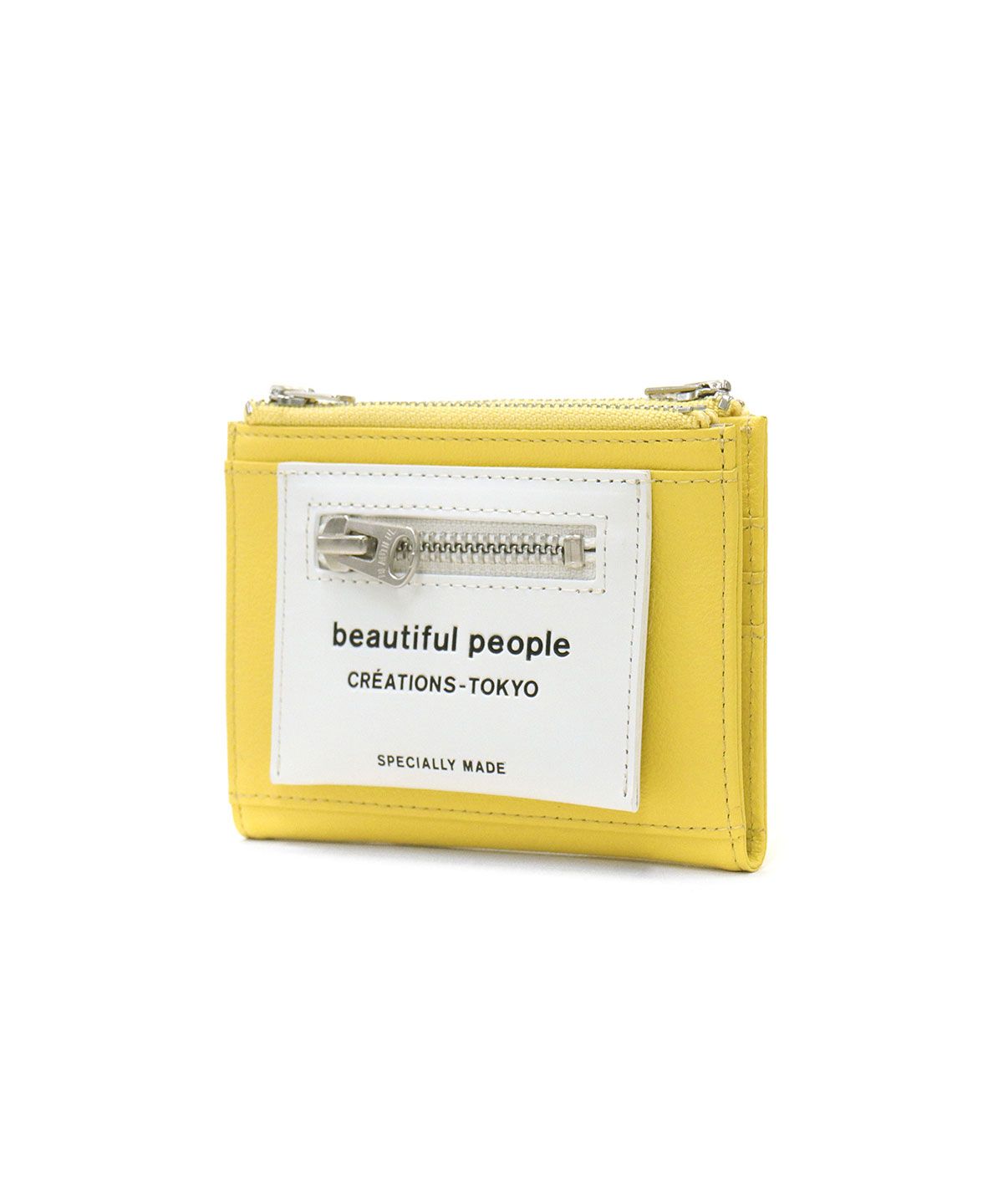 ビューティフルピープル 二つ折り財布 beautiful people lining logo pocket compact wallet  1145511948