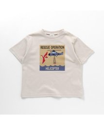 BREEZE(ブリーズ)/3柄働く車救出大作戦Tシャツ/ベージュ