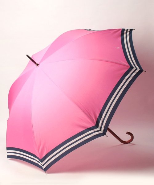 POLO RALPH LAUREN(umbrella)(ポロラルフローレン（傘）)/傘　ボーダー/ピンク