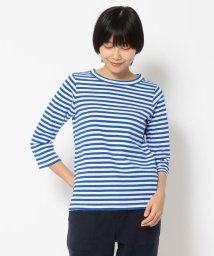 BEAVER/FANEUIL/ファヌル　BOAT NECK BORDER LS TEE/504803034