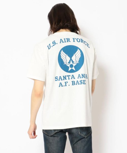 AVIREX(AVIREX)/USAF クルーネック Tシャツ/USAF CREW NECK T－SHIRT/ホワイト