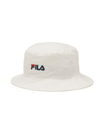 FILA(フィラ)/フィラ バケットハット FILA FLS OC.TWILL BUCKET 帽子 バケハ コットン UVカット つば広 洗える 吸汗速乾 117－113702/ホワイト