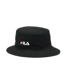 FILA(フィラ)/フィラ バケットハット FILA FLS OC.TWILL BUCKET 帽子 バケハ コットン UVカット つば広 洗える 吸汗速乾 117－113702/ブラック