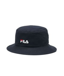 FILA(フィラ)/フィラ バケットハット FILA FLS OC.TWILL BUCKET 帽子 バケハ コットン UVカット つば広 洗える 吸汗速乾 117－113702/ネイビー
