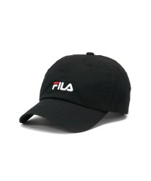 FILA(フィラ)/フィラ キャップ FILA FLS OC.TWILL 6PCAP 帽子 コットン 綿 UVカット 吸水速乾 洗濯機洗い可能 サイズ調整 117－113701/ブラック