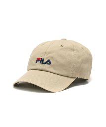 FILA(フィラ)/フィラ キャップ FILA FLS OC.TWILL 6PCAP 帽子 コットン 綿 UVカット 吸水速乾 洗濯機洗い可能 サイズ調整 117－113701/ベージュ