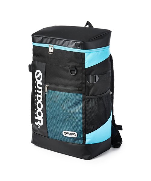 OUTDOOR PRODUCTS(アウトドアプロダクツ)/アウトドアプロダクツ スクエアリュック 30L 大容量 OUTDOOR PRODUCTS ODA015 サウスランド2 ボックス型/ブルー