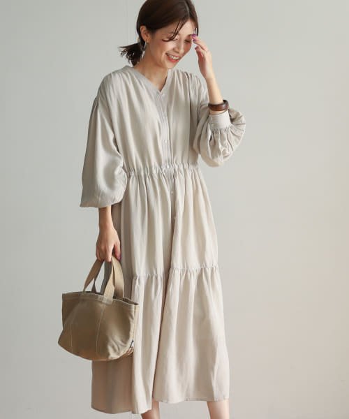 セール アーバンリサーチドアーズ Urban Research Doors ティアードギャザーワンピース Magaseek