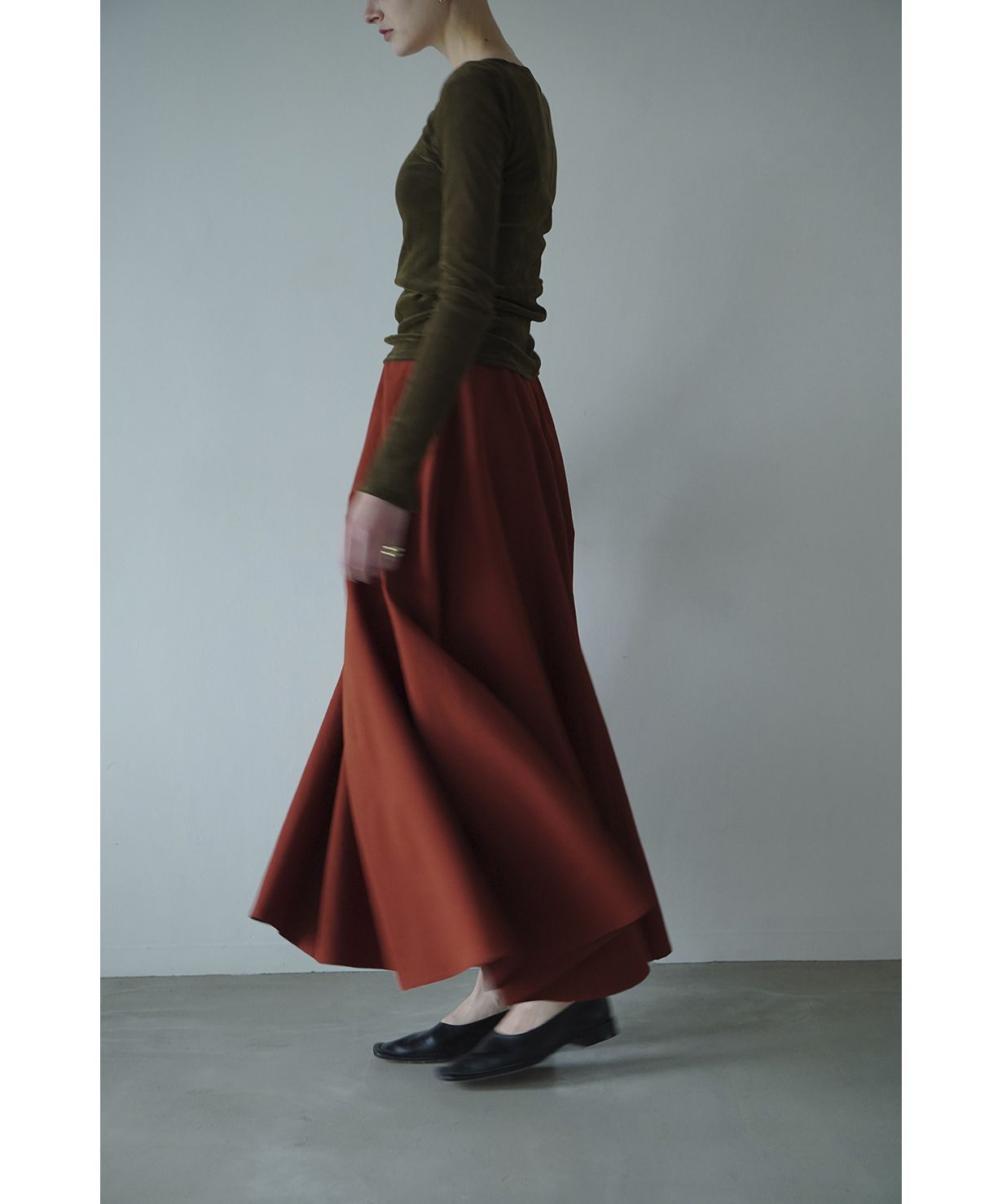 CLANE クラネ VOLUME FLARE MAXI SKIRT