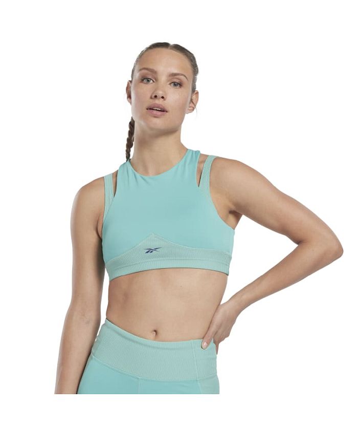 リーボック(reebok) |レズミルズ リブ クロップド タンク トップ / Les