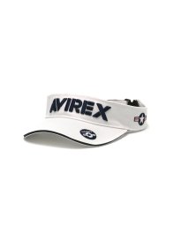 AVIREX GOLF(アヴィレックス ゴルフ)/アヴィレックスゴルフ サンバイザー AVIREX GOLF 帽子 バイザーキャップ ベーシックVISOR ゴルフ  抗菌 防臭 速乾 AVXBB1ー37C/ホワイト