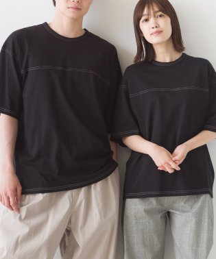 OMNES/【OMNES】ユニセックス バイオポリウォッシュ加工 フットボールTシャツ/504807379