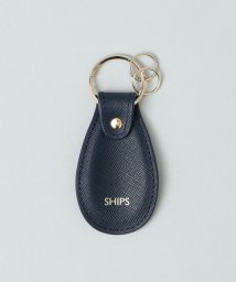 SHIPS MEN(シップス　メン)/SHIPS: 【SAFFIANO LEATHER】シューホーン キーホルダー/ネイビー