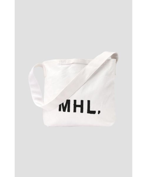 MHL.(エムエイチエル)/HEAVY COTTON CANVAS/WHITE