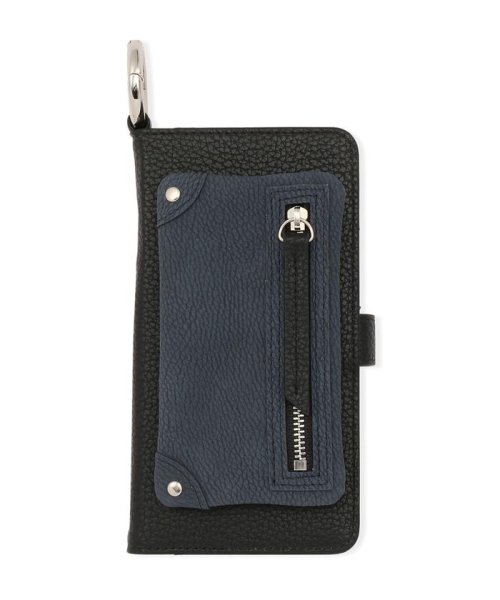 RoyalFlash(ロイヤルフラッシュ)/A SCENE/エーシーン/BC Flip pocket case iPhone13Pro/ネイビー