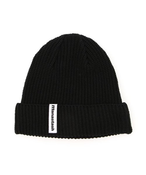 MANASTASH(マナスタッシュ)/MANASTASH/マナスタッシュ　COTTON BEANIE コットンビーニー/ブラック