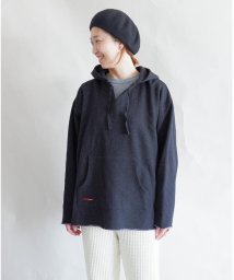 MANASTASH(マナスタッシュ)/MANASTASH/マナスタッシュ　W's WOOLLY BAJA HOODIE　ウィメンズ　ウーリー　バハ　フーディー　パーカー/ブラック