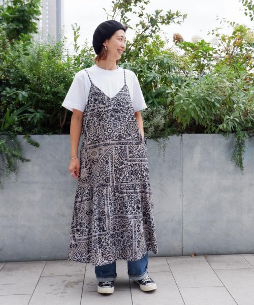 セール Manastash マナスタッシュ W S Jaipur Both Sides Dress ウィメンズ ジャイプル ボスサイドワンピース ビーバー Beaver Magaseek
