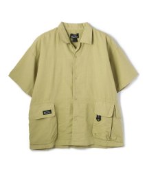 MANASTASH(マナスタッシュ)/MANASTASH/マナスタッシュ/HEMP POP CARRYALL SHIRT/半袖シャツ/ライム4