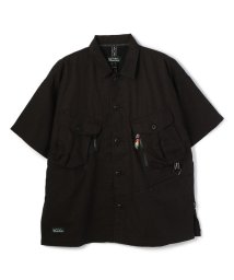 MANASTASH(マナスタッシュ)/MANASTASH/マナスタッシュ/MH－RIP BDU SHIRTS/半袖シャツ/ブラック