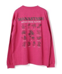 MANASTASH(マナスタッシュ)/MANASTASH/マナスタッシュ/HEMP L/S T－Shirts AFN/ヘンプロングスリーブTシャツ/ピンク