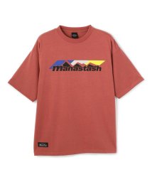 MANASTASH(マナスタッシュ)/MANASTASH/マナスタッシュ/DRY DEO TEE SCHEME L/ロゴTシャツ/レッド