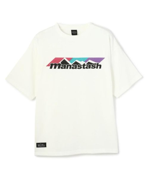 MANASTASH(マナスタッシュ)/MANASTASH/マナスタッシュ/DRY DEO TEE SCHEME L/ロゴTシャツ/ホワイト